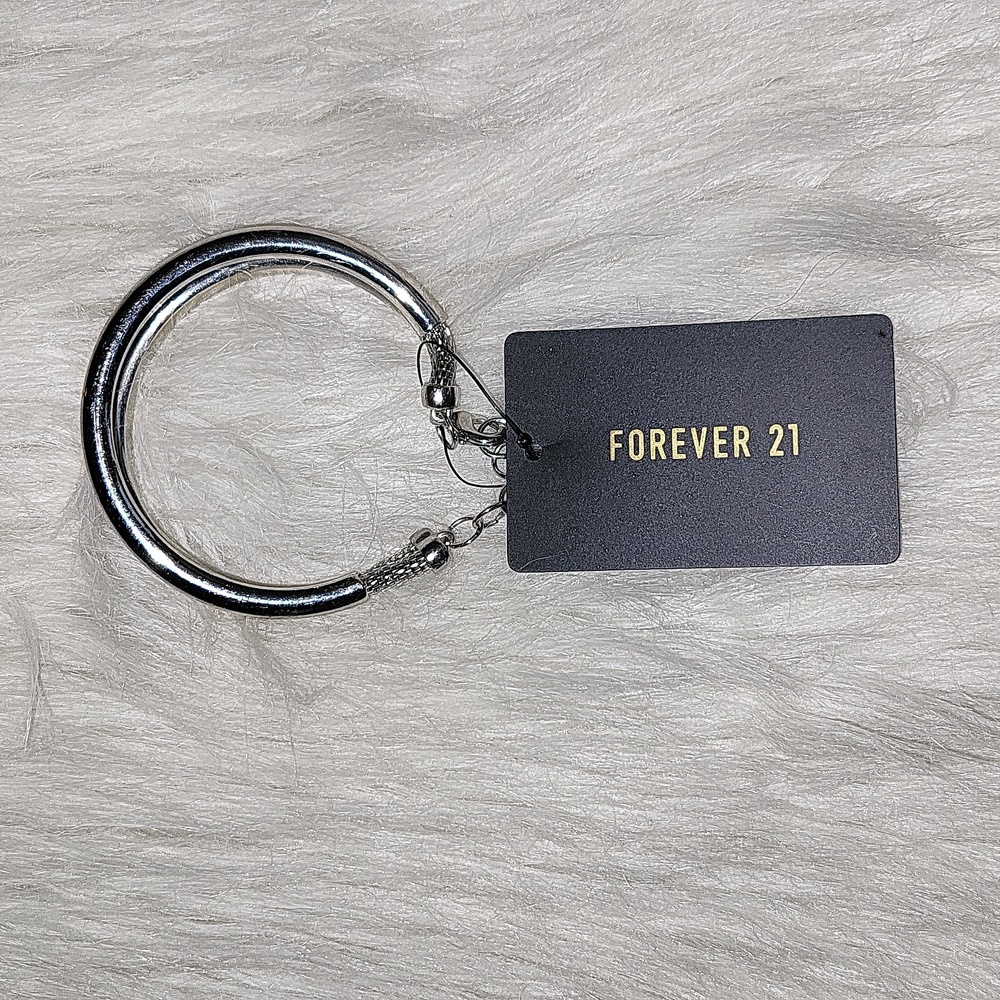 Forever 21 Silver Bracelet with lobster clasp closure